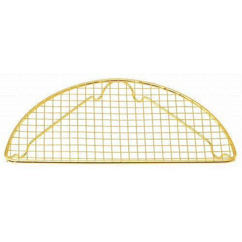 EBM 18-8 半月 とんかつアミ(金メッキ付)小 175×85(代引不可)【送料無料】