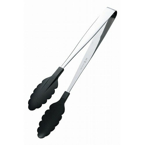 抗菌耐熱カラートング 大 ブラック 30cm(代引不可)