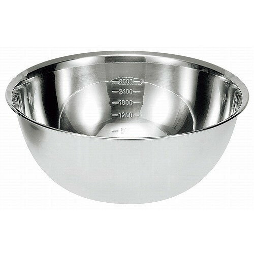 シェフズボール ステンレス深型ボール(目盛付)24cm MCB-24(代引不可)【送料無料】