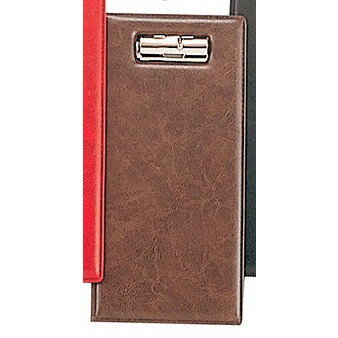 えいむ レザータッチ 伝票ホルダー 二ツ折り BH-102 茶(代引不可)【送料無料】