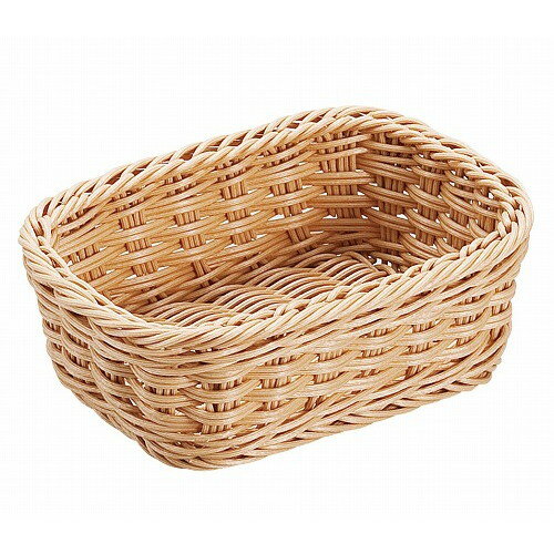 抗菌樹脂 角型バスケット DS100 27型 ナチュラル(代引不可)【送料無料】(3.0)