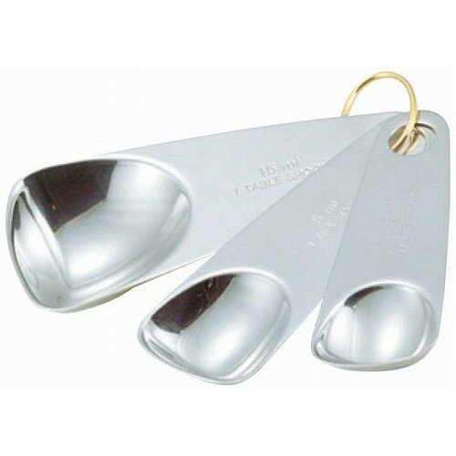 Measuring Spoons - GS 18-8 シェフランド メジャースプーン 3本組(02-337)(代引不可)