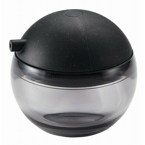 ワンプッシュ液体調味料入れ COCORO(ココロ)PU-4 黒(代引不可)【送料無料】