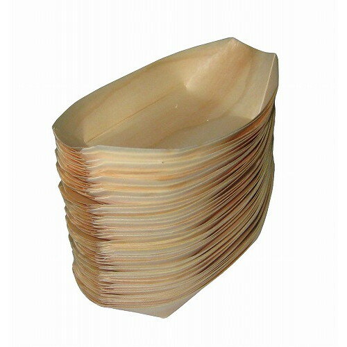 経木舟皿(50枚入)7寸 約190×100(代引不可)【送料無料】