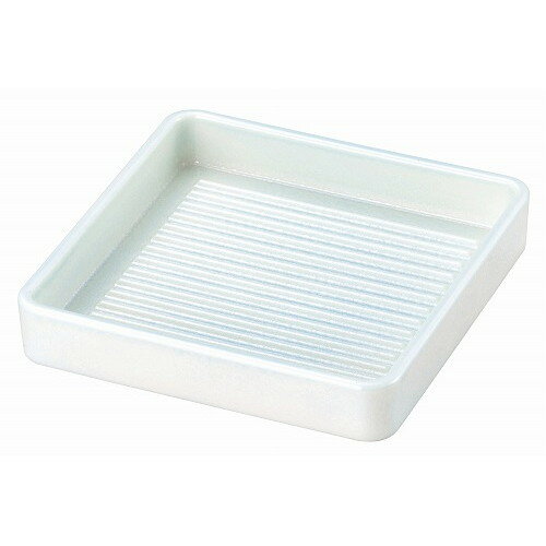 Rakuten - 角肉皿 14.5cm 角 白塗(代引不可)