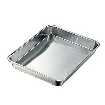 クローバー 18-8 浅型 角バット 21枚取(代引不可)