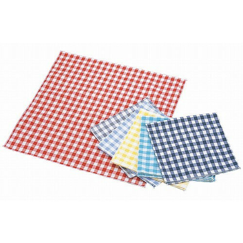 EBM ギンガム チェックナプキン レッド 450×450(代引不可)