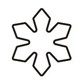Small Cooking Items - 18-8 極小抜き型 雪の結晶(代引不可)