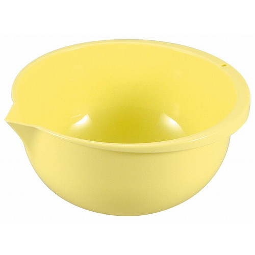 樂天商城 - PP抗菌 片口ボール 中 MS-105 イエロー(内径φ200)(代引不可)