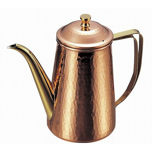 銅 槌目入 コーヒーポット 10人用 1500cc(代引不可)【送料無料】