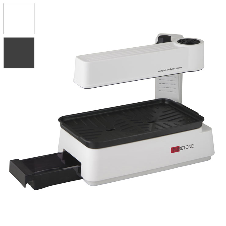 コンパクト 無煙調理器 無煙グリル 無煙ロースター 焼肉 プレート 卓上 ホームパーティー ロースター HTG-375 吸煙グリル 吸煙【送料無料】