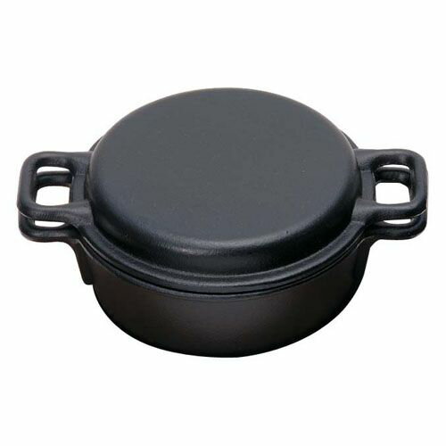 Ih Incompatible - 五進 鉄鋳物コットパン 共蓋付 G-75 AKTB901【送料無料】