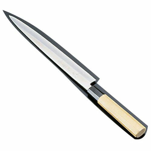 堺孝行 シェフ和包丁 銀三鋼 ふぐ引 24cm ASE02013 JANコード 4582226371370●サイズ(cm):24●全長(mm):380●重量(g): 90●背厚(mm):1.5■※庖丁の表示サイズは、マチ付庖丁は刃先からマチまで、 マチなし庖丁は刃渡り寸法となっております。■堺 孝行 シェフ和包丁 銀三鋼従来の和庖丁と同じ製法で素材を錆びに強い特殊鋼に替えた、全く新しい感覚の和庖丁です。【送料について】北海道、沖縄、離島は送料を頂きます。