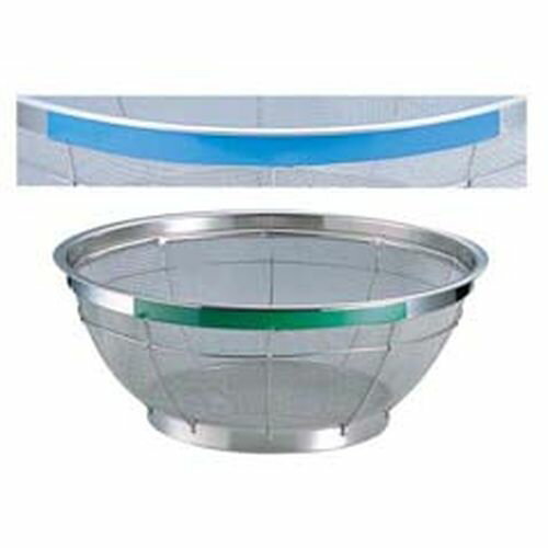 TKG NEWマンモス カラー 浅型ざる 33cm ブルー AZL4726【送料無料】