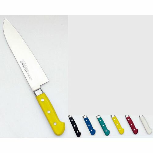 堺寛光 STD抗菌PC 三徳(両刃) 18cm 赤 56144 AZT7305【送料無料】