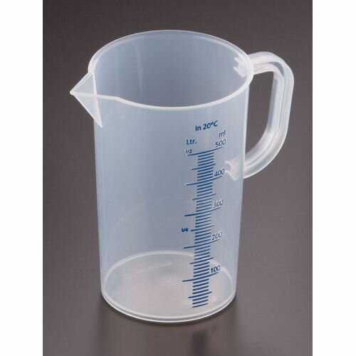 サーモハウザー ドイツ製メジャーカップ(ポリプロピレン) 500cc BMZ12500