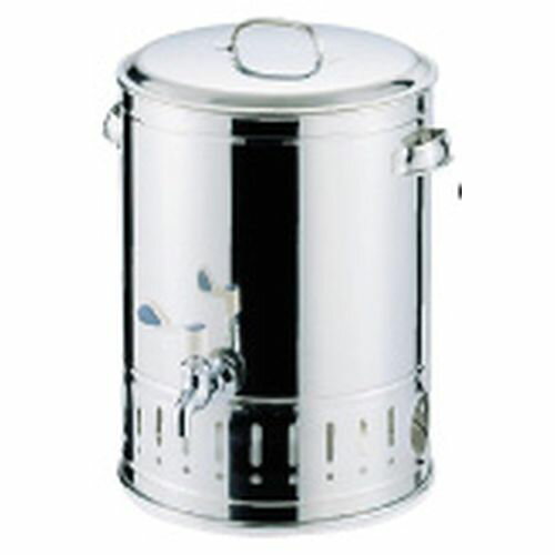 遠藤商事 SA18-8温冷水クーラー 15L EOV14015 JANコード 4905001025334●容量(L):15●直径×高さ(mm):270×425●蛇口までの高さ(mm):120●材質：ステンレス【送料について】北海道、沖縄、離...