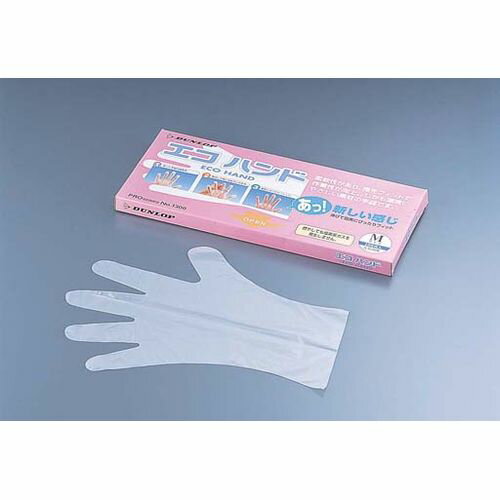 Kitchen Gloves - ダンロップ エコハンド手袋 L(100枚入) STBA803