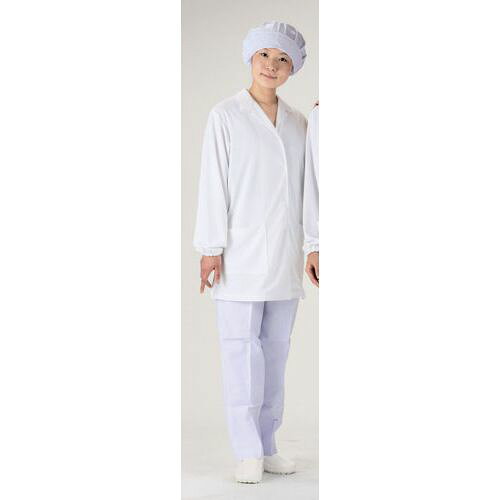 福田商店 テクノファインコート 女子襟有り長袖白衣 NR-431 3L SHK4705【送料無料】