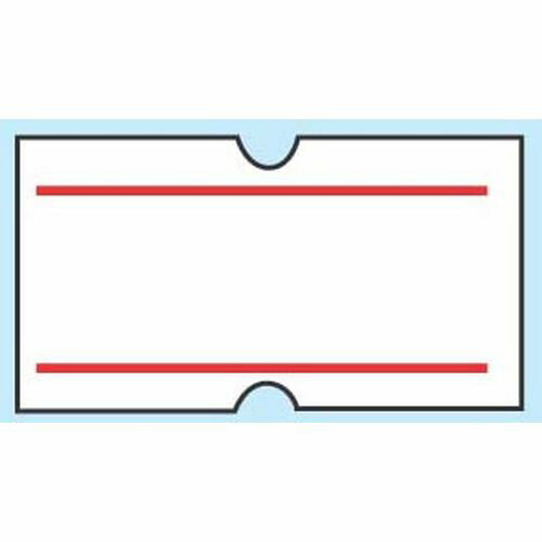 共和 ハンドラベラーACE用ラベル(10巻入) 上下赤ライン(1巻1000枚) XHV0904