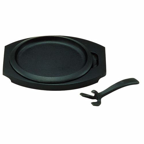 池永 IKステーキ皿 デュエット2(黒) PIK04【送料無料】