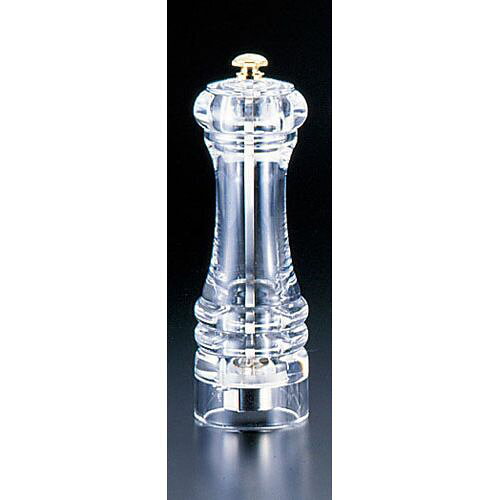 IKEDA PMA-150 ペパーミル （アクリル製） PPPB0 JANコード 4905001210228●メーカー品番:PMA150●直径×高さ(mm):50×150●材質：本体アクリル・金具鉄・ツマミ真鍮【送料について】北海道、沖縄、離島は送料を頂きます。