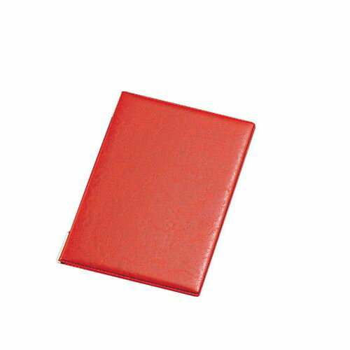 えいむ レザータッチメニューブック LB-401(大)レッド PEI2602【送料無料】