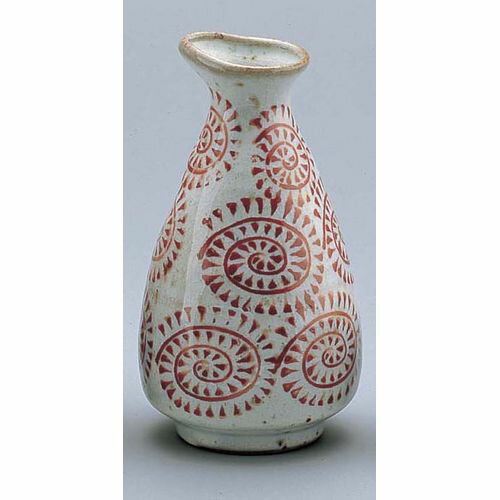 エムズジャパン 朱タコ唐草徳利 小 D02-36 RTTA501【送料無料】