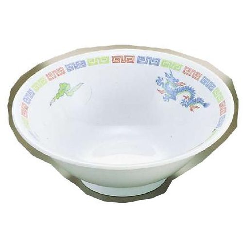 塑胶制品 - 関東プラスチック メラミン「雷門竜」M-52-Rラーメン丼 RLC04