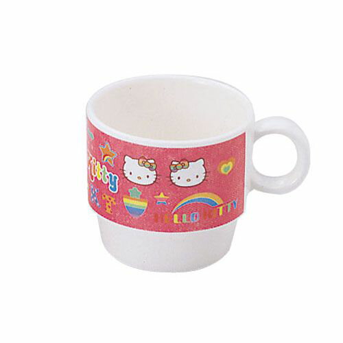 台和 メラミンお子様食器「レインボーキティ」 マグカップ MN-20 RMG19 JANコード 4904778258907●直径×取手含む幅×高さ(mm):φ73×97×69●容量(c.c.):200●材質：メラミン樹脂■メラミン お子様食器「レインボーキティ」シリーズ■※洗浄器対応【送料について】北海道、沖縄、離島は送料を頂きます。