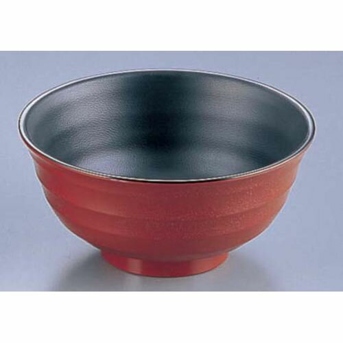 遠藤商事 メラミン うどん鉢 UB-K757 ウルミ内黒 RUD0902