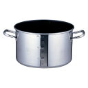遠藤商事 SAパワー・デンジ アルファ 半寸胴鍋 24cm(蓋無)目盛付 AHV9302【送料無料】