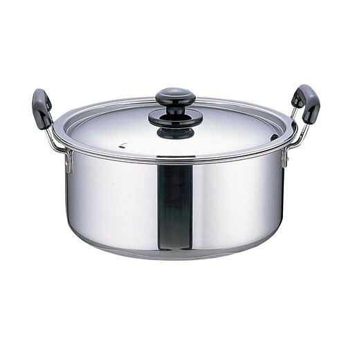 Rakuten - 遠藤商事 SAステンレス プラ柄 厚板実用鍋 33cm AZT0733【送料無料】