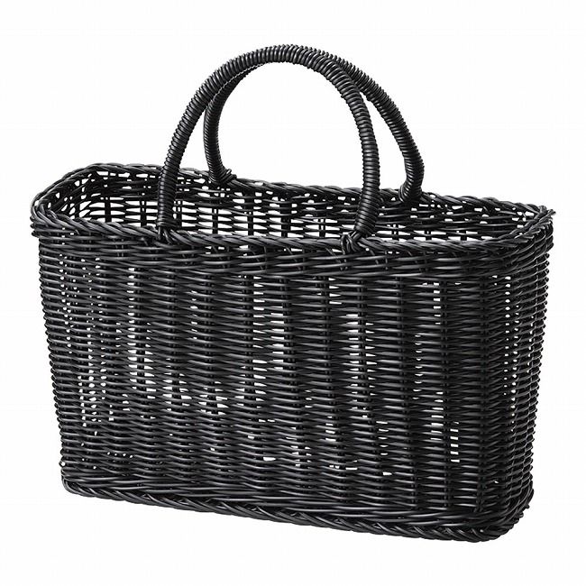 ちどり産業 PP湯かご 小 91-16 ブラック [VYK0502]【送料無料】