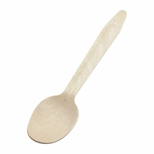 大黒工業 使い捨て木製スプーン(100本入) 165mm WS-165(代引不可)