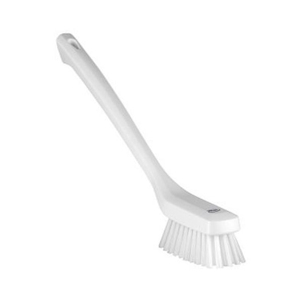 Vikan(ヴァイカン) ロングハンドルブラシスリム 4185 ホワイト(代引不可)【送料無料】