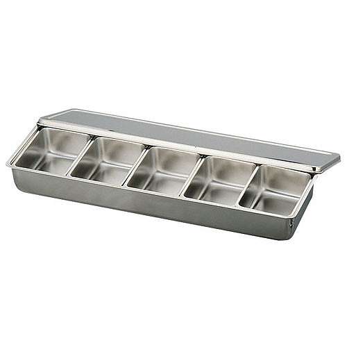 Condiments Container - 18-8船型ヤクミ入 5ヶ入(代引不可)【送料無料】
