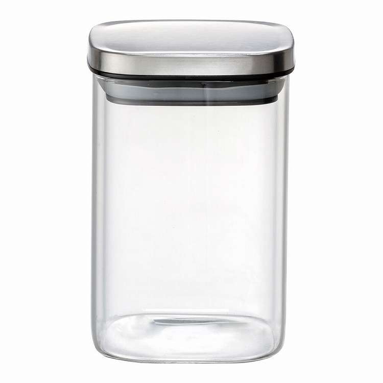 Condiments Container - DLスクエアガラスキャニスター 4574 1.2L(代引不可)