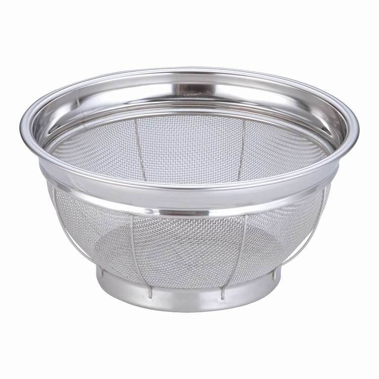 Basket, Cart - BK18-8浅型ざる 22.5cm(代引不可)