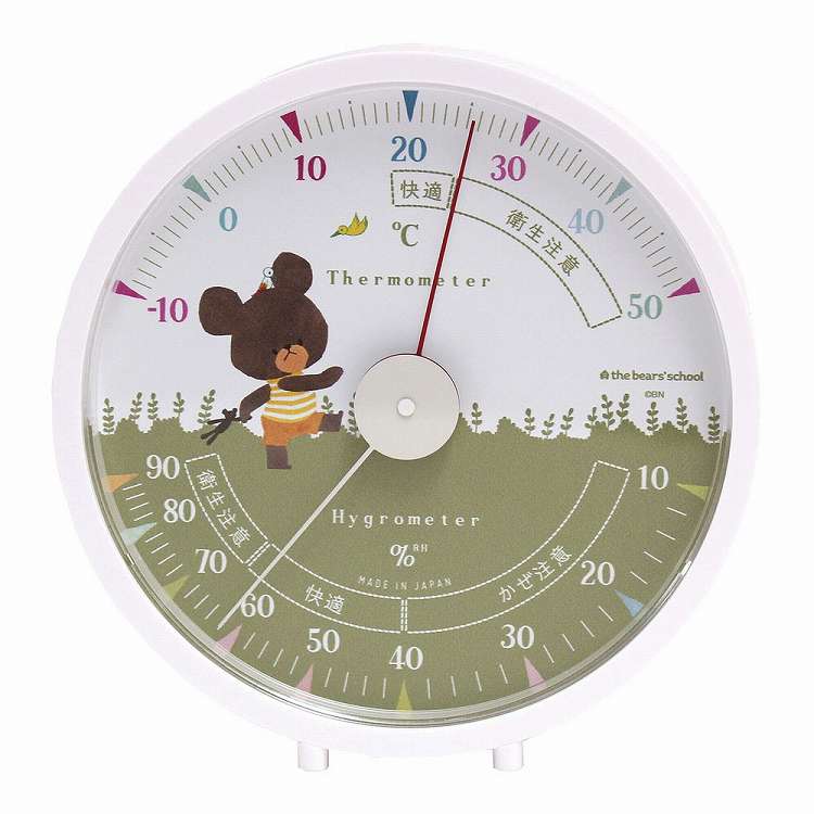 Scales - くまのがっこう温・湿度計 TM-6209(代引不可)