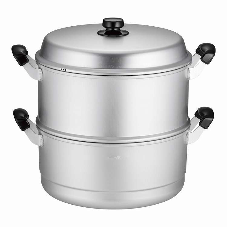アルマイト スチームクッカー 33cm 一重(代引不可)【送料無料】