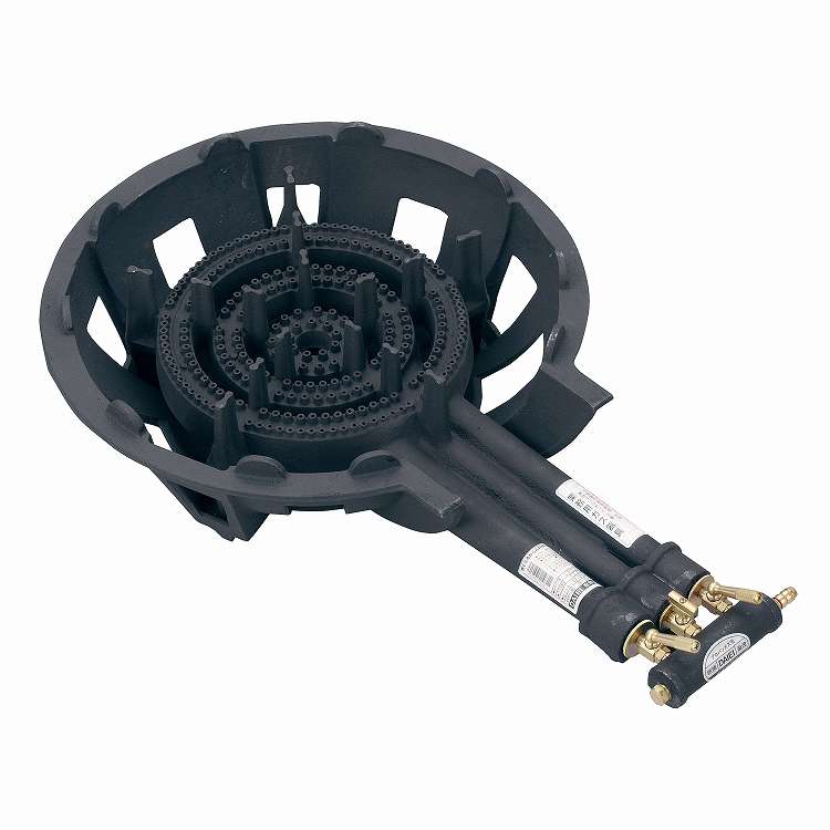 鋳物コンロ DE-30nSL(三重) P無 LPガス(代引不可)【送料無料】