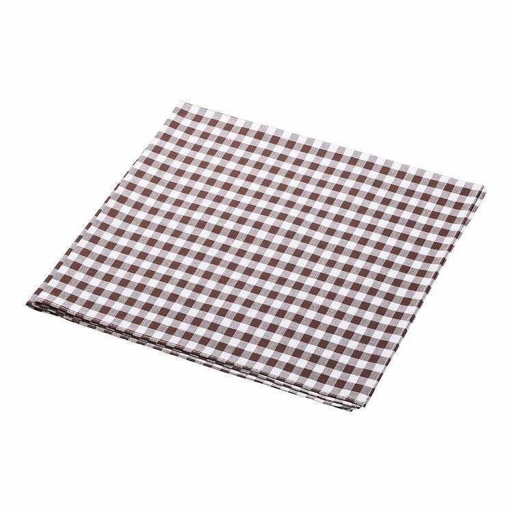 ギンガムナフキン no.52200 ブラウン(代引不可)