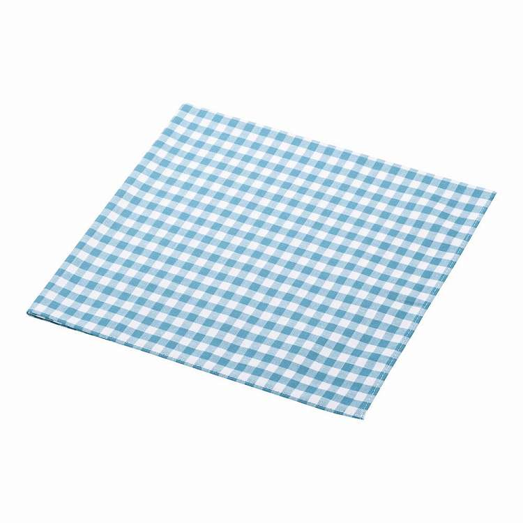 ギンガムナフキン no.52200 ブルーグリーン(代引不可)