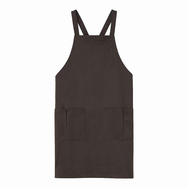 Aprons - 胸当エプロン SBPU-1925 C3 ブラウン(代引不可)【送料無料】