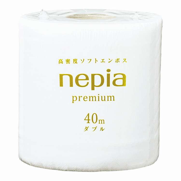ネピア 1ロール ダブル 40m (1ケース80個入)(代引不可)【送料無料】