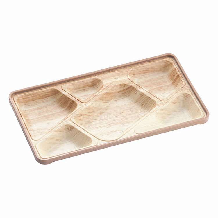 ポリプロピレン ランチプレート FN-5 メープル(代引不可)