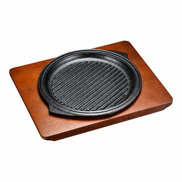 (S)ステーキ皿 グリル 丸 19cm(代引不可)【送料無料】