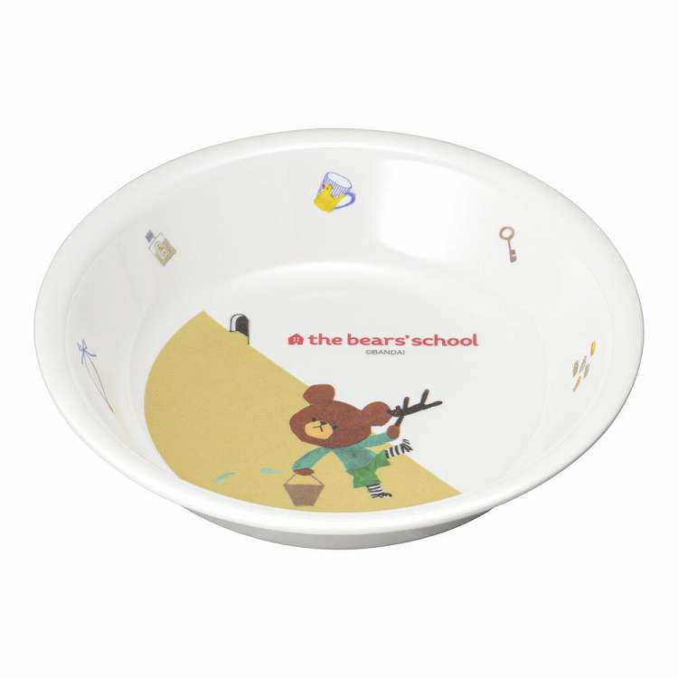 メラミンお子様食器「くまのがっこう」 深皿 M-1305TA(代引不可)