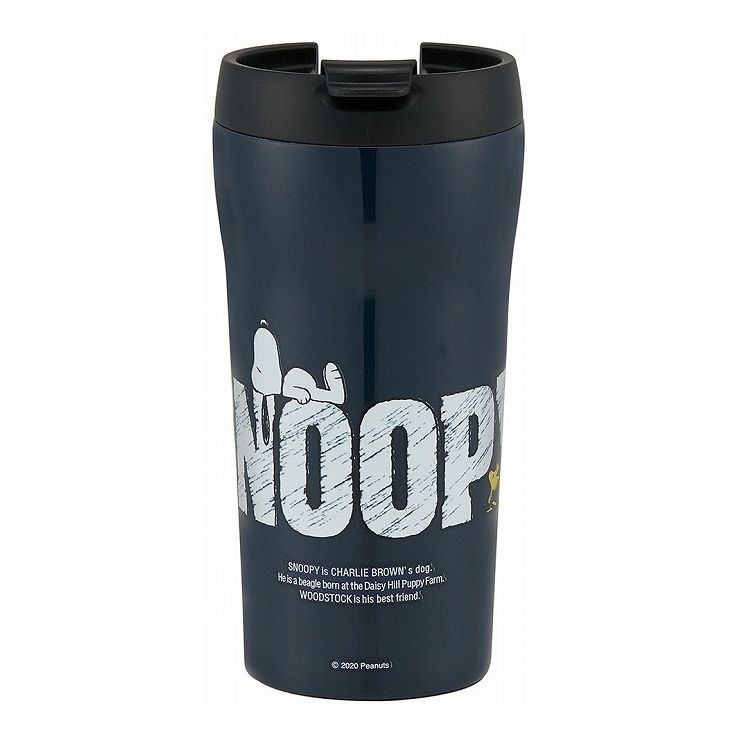 【正規販売店】 スケーター 保温保冷ステンレスタンブラー フタつき SNOOPYロゴ 350ml SMV4のサムネイル